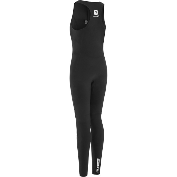 2024 Nyord Womens Tempus 2/2mm Front Zip Long Jane Wetsuit N04BA00012 - Black